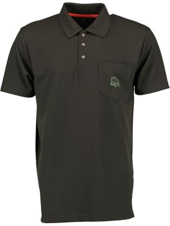 OS Trachten Herren Poloshirt Kurzarm Jagdshirt mit Polokragen Falbo