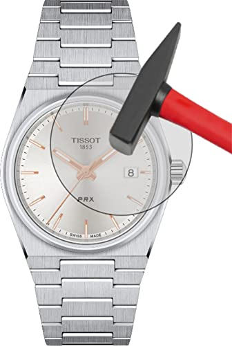 EnWi | 2x Extrem harte 9H Display-Schutz-Folie für Tissot Damenuhr PRX 40 205