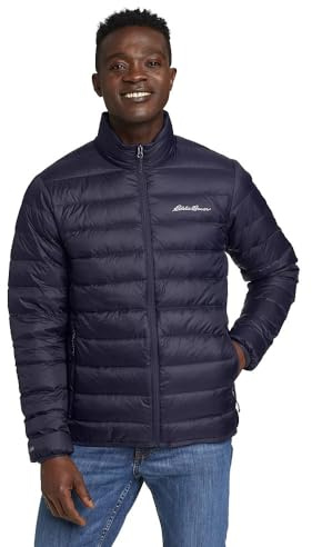 Eddie Bauer Men's CirrusLite Down Jacket, Atlantic Recycled, Medium