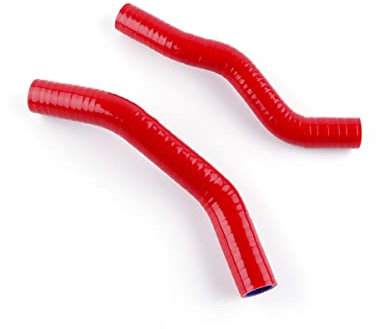LUXERAD Compatible con manguera de refrigerante de radiador de silicona para Suzuki Quadsport Z400 LTZ-400 LTZ-400 2014 2010 2011 2012 2013 (rojo)