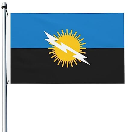 Bandera del estado de Zulia de 3 x 5 pies, banderas de doble cara duraderas para decoración de patio al aire libre, banderas de bienvenida para fiesta en el hogar