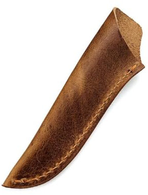 Fourreau en cuir de vachette pour bricolage couteau droit étui de protection pour couteau de cuisine couteau à fruits mallette multifonction à outils d'extérieur fourreau à couteaux