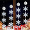 Weihnachtsbeleuchtung Fenster Innen,Schneeflocke Beleuchtet mit Batteriebetriebene,4PCS LED Hängenden Fensterlicht,Hängende Innen Fenster Leuchte,Weihnachten Fenster Licht,Weihnachtsdekoration Lichter
