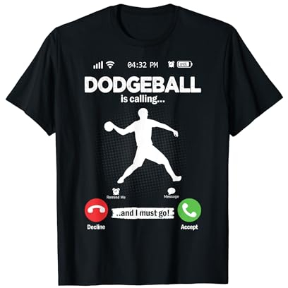 Der Dodgeball nennt Retro Dodgeball Herren Dodgeball T-Shirt