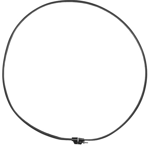 Kichvoe Plastic Fan Hoop Replacement Electric Fan Mesh Cover Band Replacement 16-Inch Outer Binding Hoop Fan Net Ring Fan Accessories Suitable for Pedestal Table Wall Fans Easy to Install Remove Black