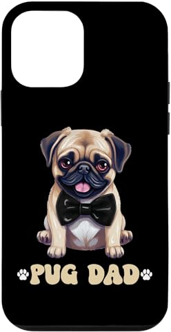 Hülle für iPhone 12 mini Mops Papa Hundeliebhaber Mops Hund Vatertag