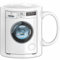 Waschmaschine Tasse Geschenk Witzige Tasse 3D (Weiß)