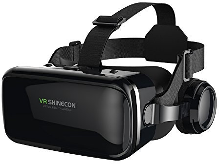 FIYAPOO 3D VR Brille mit integriertem HiFi Sound,Immersive Virtual Reality für Spiele & Filme