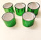 Colorful Self-Adhesive Glass Mirror Mosaic,2400Pcs 5x5mm Mirror Tiles for DIY Disco Ball, Cowboy Hat, Vase, Bottle, Interior Decoration (Green, 2400pcs)