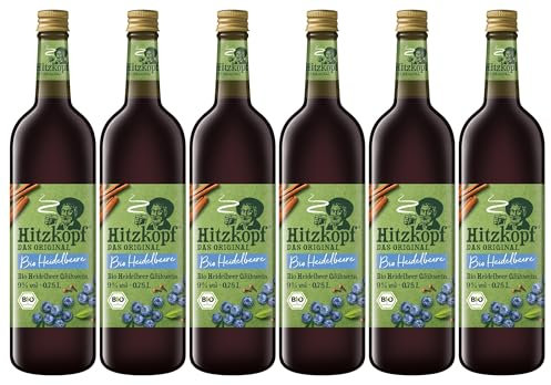 Hitzkopf Bio Heidelbeer-Glühwein 6 x 750ml