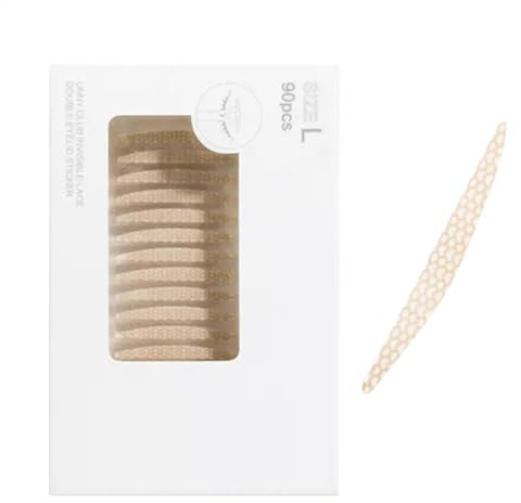 Uonguon Lace Double Eyelid Stickers, Traceless Invisible Eyelid Strips, Breathable Eyelid Lifters, Waterproof Eyelid Strips, Eyelid Lifter Strips, Seamless Eyeshadow Application