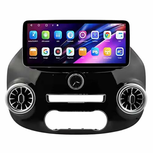 BOJONTN 12.3 Zoll Android 14 Touchscreen Bildschirm Autoradio 2 Din für Mercedes Vito W447 2014-2022 mit Kabellosem Carplay Bluetooth GPS Navi Lenkradsteuerung Rückfahrkamera(F2 (4+64G))