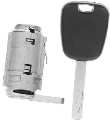 SHINEOFI 1 Ensemble Serrure de Porte Automobile avec Clé Cylindre de Verrouillage sans pour Entretien et Remplacement de