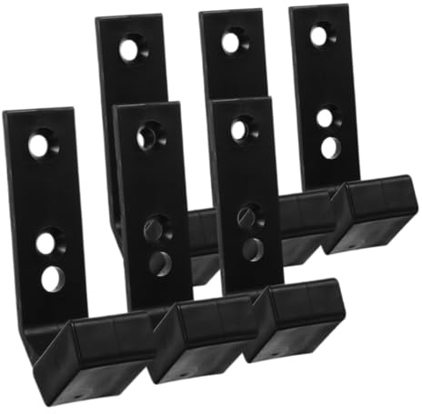 DECORNIJIA 6 Stück Teiliges Wandmontage Hantelständer aus Robustem PC Material Platzsparend und Langlebig für Langhantel und Kurzhantel Aufbewahrung im Fitnessstudio und Garage