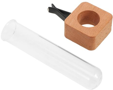 PAMINGONO Auto Blumenvase für Lüftungsschlitz, Abnehmbar, Glasrohr, 1 Stück