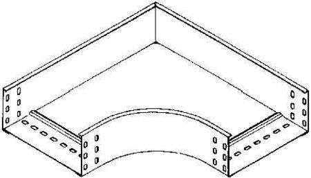Niedax Bogen Res 60.300 °F RL Pipe for Cable Tray 4013339536009