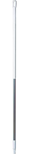 Vikan 29375 Aluminium Handle, White, 31mm Diameter, 1510mm Length