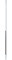 Vikan 29375 Aluminium Handle, White, 31mm Diameter, 1510mm Length