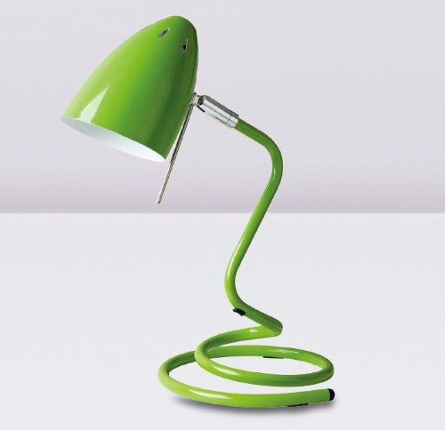 Dapo Tisch-Schreibtisch-Leuchte-Lampe SWING, lind-grün, H: 38cm, Fassung: E27, max. 60 W, Kinder-Nachttisch-Arbeits-Leuchte-Lampe