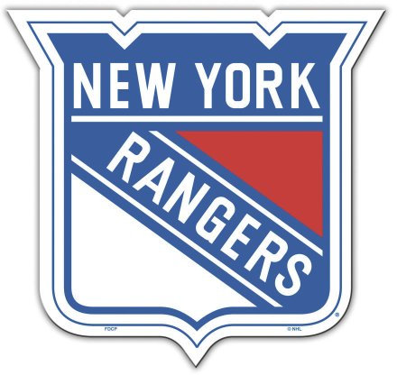 Fremont Die NHL Vinyl-Magnet, 30,5 cm, 50275, New York Rangers, Einheitsgröße