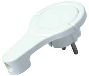 3 Stück (!!) extraflache Winkelstecker weiß Kopp 3 x 1720.0203.7 (4008224588812)