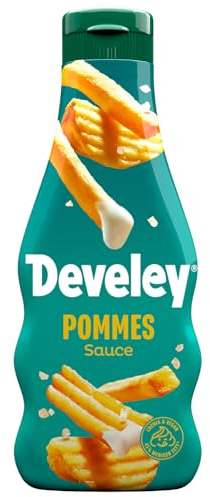 Develey – Pommes Sauce – 1 x 250ml – Cremig & Vegan – 45% weniger Fett