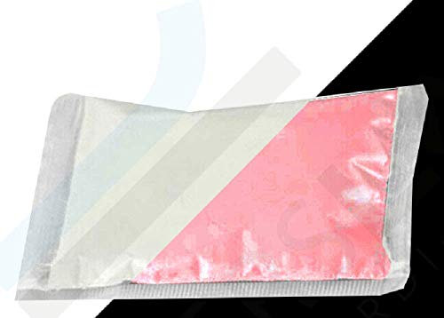 StickersLab - Pigment additif poudre luminescente phosphorescente brille dans l'obscurité pour les loisirs (jour blanc) - rouge, 50 grammes