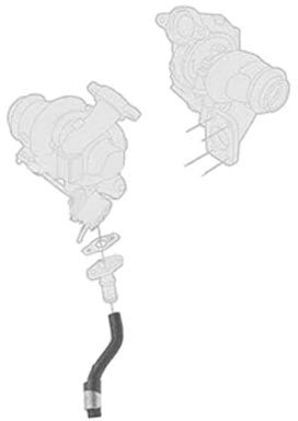 Borg & Beck BTH1249 Turbo Hose To Fit PSA 1 6HDi DV6 04-