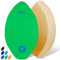 BPS Skimboard Shaka 89,9 cm – Hochglanz beschichtetes Holz Skimboard mit EVA-Pads – kein Wachs erforderlich – Skimboard für Erwachsene und Kinder (grün)