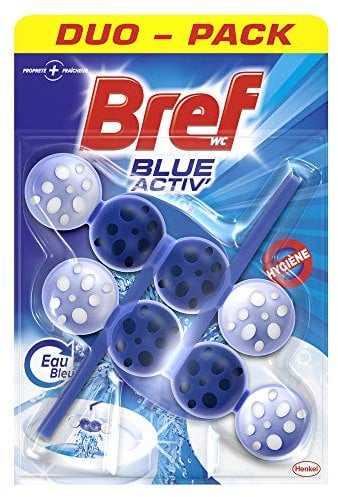 Bref WC Blue Activ' Hygiene - WC-Reinigungsblock - Duo-Pack (2 WC-Block)
