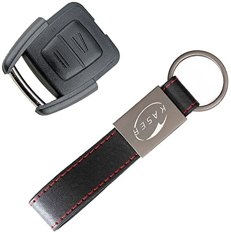 KASER Schlüssel Gehäuse Fernbedienung für Opel Autoschlüssel Funkschlüssel 2 Tasten Vauxhall Astra H J Insignia G Vectra C Mokka Zafira