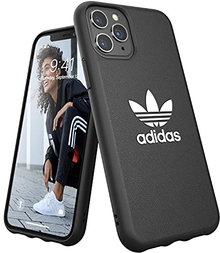 adidas Originals Compatible with iPhone 11 Pro Case, Protective Moulded TPU Mobile Phone Case - Black
