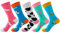 Rokmym Damen Socken Baumwolle 5 Paar Süße Lustige Bunte Socken Damen Thermal Socken Atmungsaktiv We (Milchkuh)