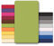 CelinaTex Jersey Topper Spannbettlaken Lucina 180x200-200x200cm grün 100% Baumwolle gekämmt bis 12cm Matratzenhöhe Spannbettbezug, Leintuch, Bettlaken, elastisch, Strech, Oeko-Tex
