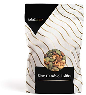 jalalld'or - Scharfe Nussmischung geröstet und gesalzen mit Wasabi Nüssen 1 kg – Feuer und Flamme