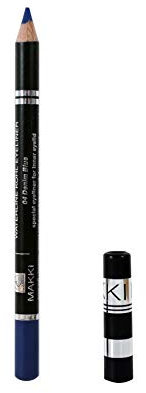 Makki 04 Denim Blue Waterline Kohl Eyeliner Special Kajal per le palpebre interne rivitalizzante e waterproof occhi sensibili matita eyeliner ipoallergenica