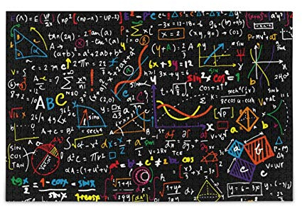 Kunst Mathematische Formel Jigsaw Puzzle 1000 Teile für Erwachsene Klassische Jigsaw Puzzles aus Papier Wanddekoration Geschenk ab 12 (70x50cm)