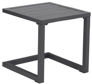Happy Garden Table d'appoint Barbados en Aluminium Gris Anthracite