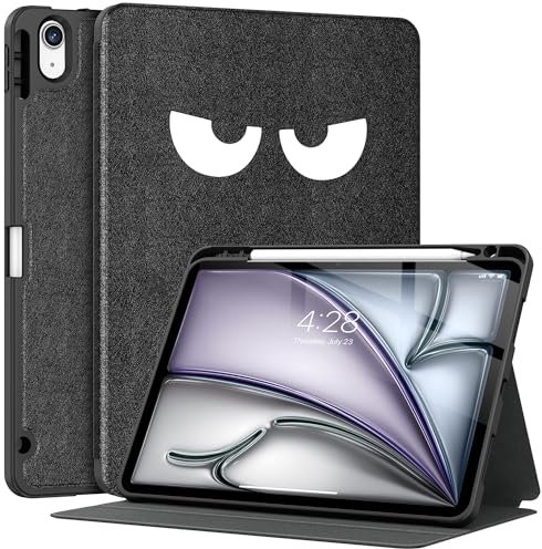 Supveco Schutzhülle für iPad Air 5, iPad Air 4, mit Stifthalter, unterstützt Bleistift 2. Generation + automatischer Wake/Sleep, schmale,4. Generation 10.9 Zoll 2022/2020, Don't Touch Me