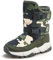 GUBARUN Schneestiefel Jungen Mädchen Winterstiefel Kinder Winter Outdoor Wasserdicht Warme Stiefel（N-Armeegrün, EU 31