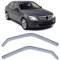 Windabweiser Regenabweiser Schwarz Smoke für Mercedes C-Klasse W204 S204 07-14