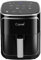 CAYNEL Air Fryer Oven Oil Free Nonstick Cooker with 8 Cook Presets, Detachable Double Basket - 5QT(Black) (Digital)