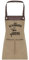 TASSENPALAST Premium Grill-Schürze mit Spruch personalisierbar mit Wunschnamen - Lustiger Spruch/Sprüche Grillschürze Lustig - Unisize (Das schwarze kann man abkratzen - Khaki)