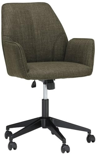 Robas Lund, Büro- / Schreibtischstuhl, O-PEMBA, Webstoff Olive, drehbar, höhenverstellbar, belastbar bis 120kg, B/H/T ca. 60/87/66 cm