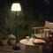 Licmic Solar Stehlampe Outdoor Stehlampe mit Lichtsensor,Dimmbar Warmweiß und RGB Stehlampe Kabellos stehleuchte Aufladbar Akku Stehlampe Wasserdicht LED Stehlampe Außen für Terrassen、Garten.