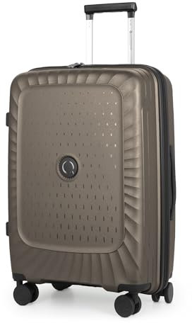 Hauptstadtkoffer Kotti - Mittelgroßer Koffer 4 Rollen nachhaltig gebaut, robuste Hartschale Recycling PP, Check-In Gepäck erweiterbar, 65cm, TSA, 73 L, Champagner