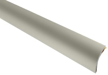 Übergangsprofil selbstklebend EDELSTAHL MATT, Länge 1m, Breite 50 mm, Made in Germany, Übergangsschiene Aluminium eloxiert, Übergangsleiste (Edelstahl matt, B: 50mm H: 5,5mm selbstklebend)