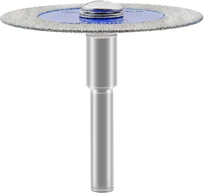 SHDIATOOL Mini Diamant Glas Trennscheibe mit 6mm Schaft 50mm Diamant-Sägeblätter zum Schneiden von Glas Jade Kristall Keramik