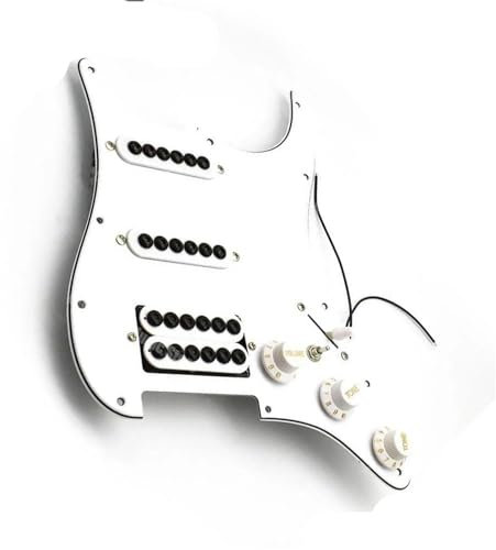 Mit Single Cut Switch Loaded Prewired Scratchplate Humbucker Pickguard Pickup für ST E-Gitarre Schlagbrett-Tonabnehmer-Kit