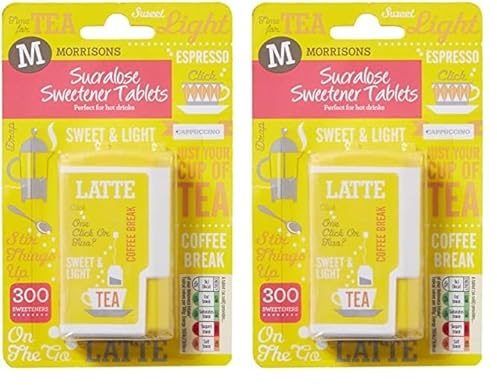 Morrisons 300 Sucralose Sweetener Tablets (Pack of 2)